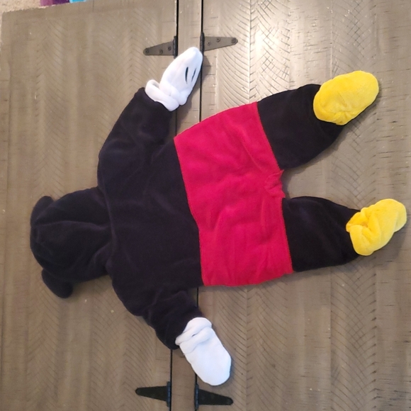 Fleece Mickey Mouse Zip Up Suit 3-6 months - Picture 6 of 7